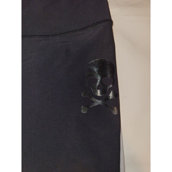 2 for $20  SOULcycle Yoga Pants Skull Black and White Size Small - Picture 3 of 6